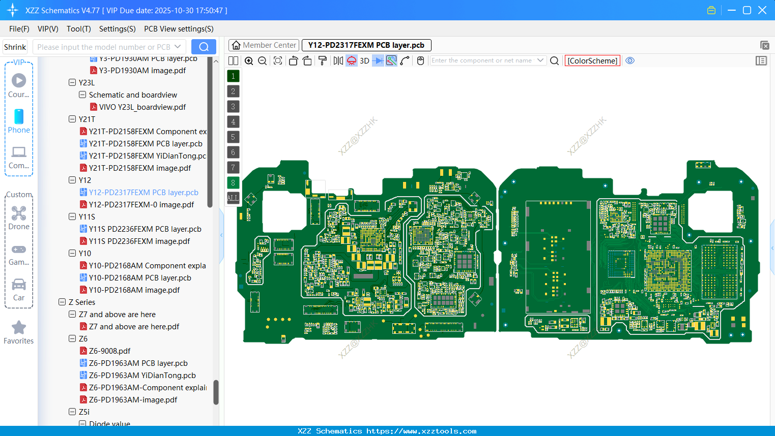 VIVO Y12-PD2317FEXM PCB Layer